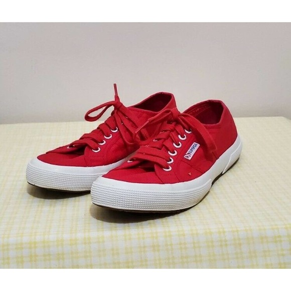 Superga Shoes - Superga Cotu Classic Red Sneakers Shoes